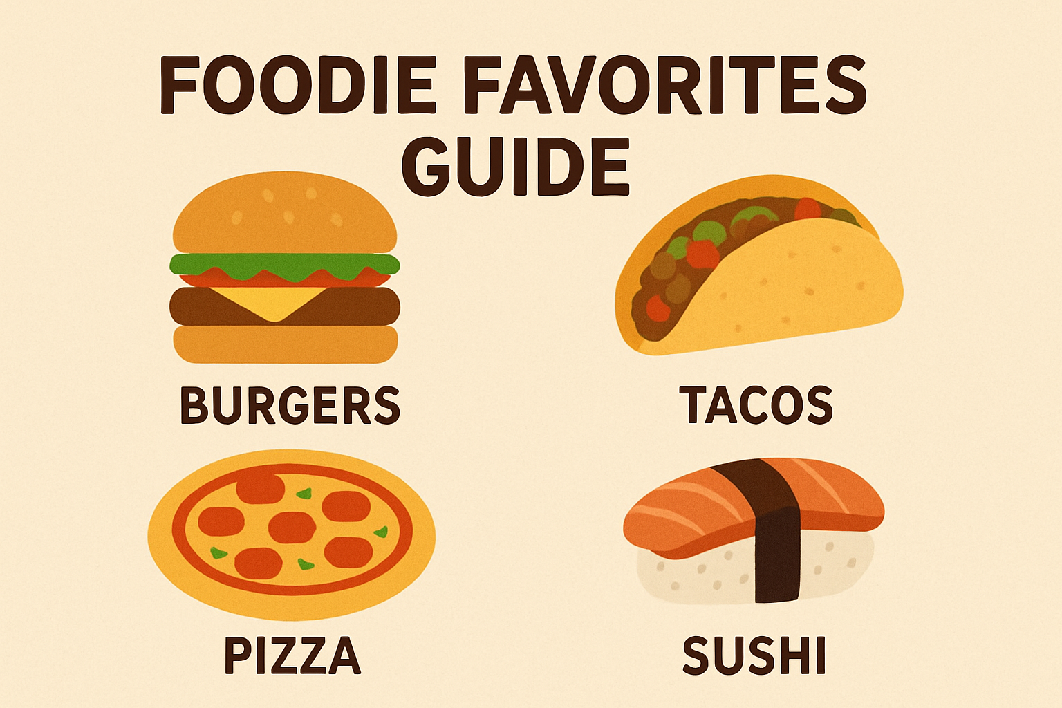 Foodie Favorites Guide